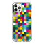 スリムプロテクションケース［ CASEPLAY Rainbow Check ］