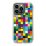 スリムプロテクションケース［ CASEPLAY Rainbow Check ］