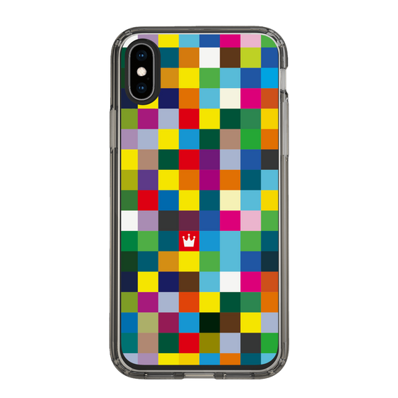 スリムプロテクションケース［ CASEPLAY Rainbow Check ］