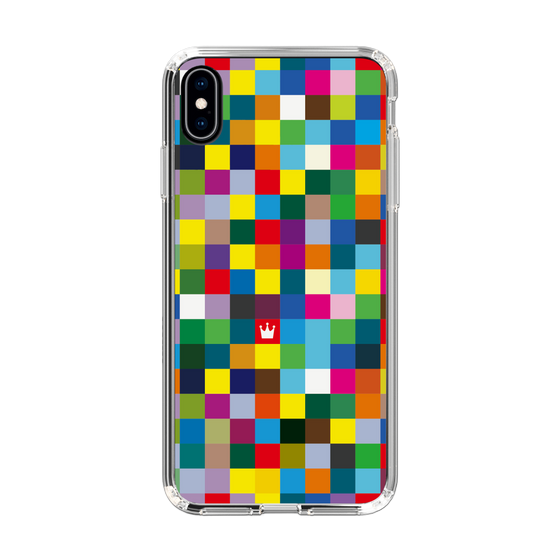 スリムプロテクションケース［ CASEPLAY Rainbow Check ］