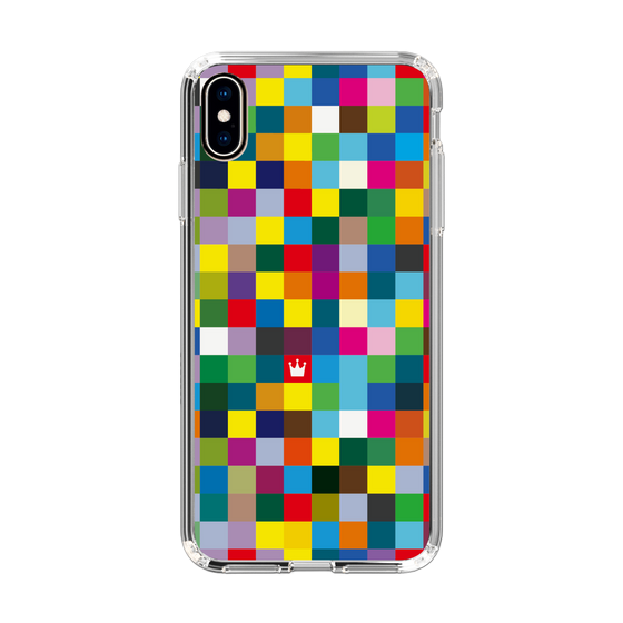 スリムプロテクションケース［ CASEPLAY Rainbow Check ］