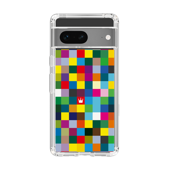 スリムプロテクションケース［ CASEPLAY Rainbow Check ］