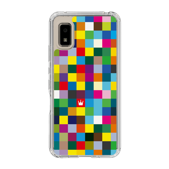 スリムプロテクションケース［ CASEPLAY Rainbow Check ］