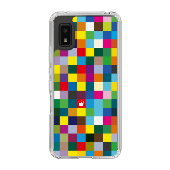 スリムプロテクションケース［ CASEPLAY Rainbow Check ］