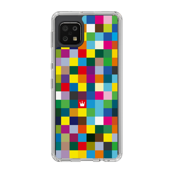 スリムプロテクションケース［ CASEPLAY Rainbow Check ］