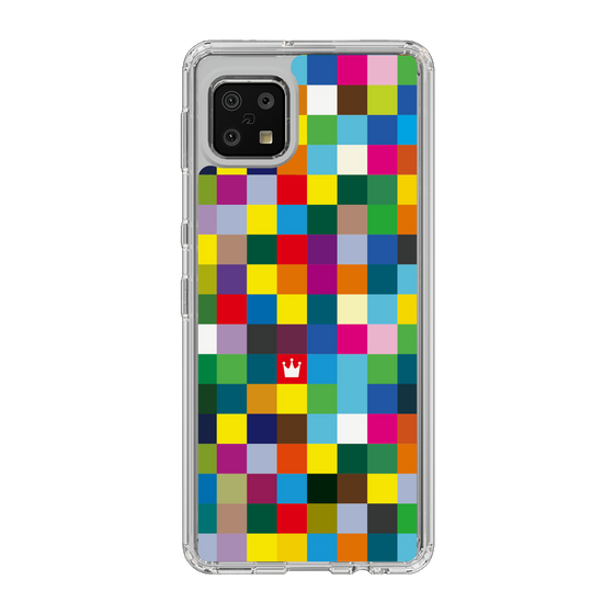 スリムプロテクションケース［ CASEPLAY Rainbow Check ］