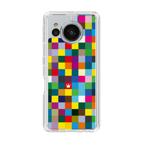 スリムプロテクションケース［ CASEPLAY Rainbow Check ］