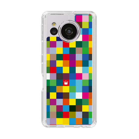 スリムプロテクションケース［ CASEPLAY Rainbow Check ］