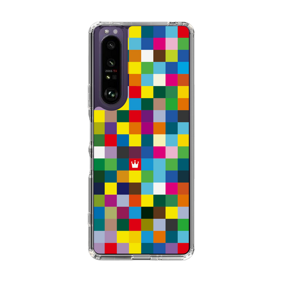 スリムプロテクションケース［ CASEPLAY Rainbow Check ］