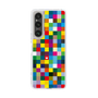 スリムプロテクションケース［ CASEPLAY Rainbow Check ］