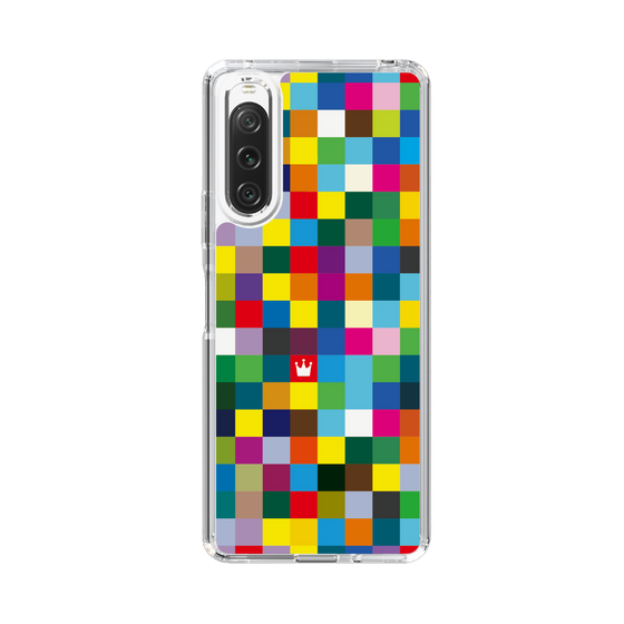 スリムプロテクションケース［ CASEPLAY Rainbow Check ］