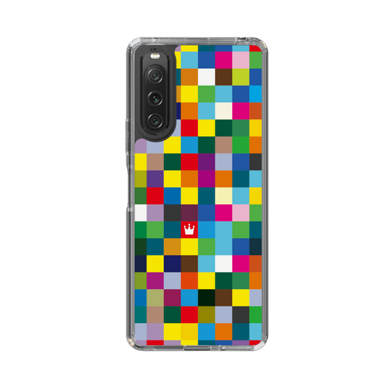 スリムプロテクションケース［ CASEPLAY Rainbow Check ］