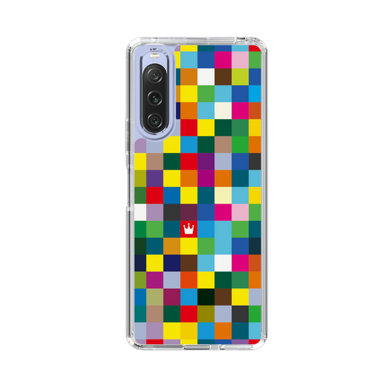 スリムプロテクションケース［ CASEPLAY Rainbow Check ］