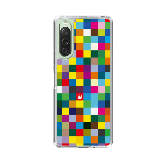 スリムプロテクションケース［ CASEPLAY Rainbow Check ］