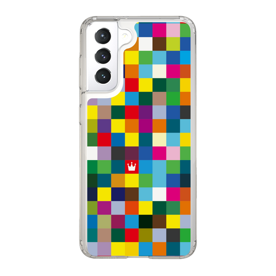 スリムプロテクションケース［ CASEPLAY Rainbow Check ］