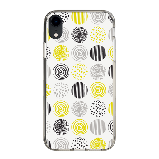 スリムプロテクションケース［ Nordic Circle - Yellow ］