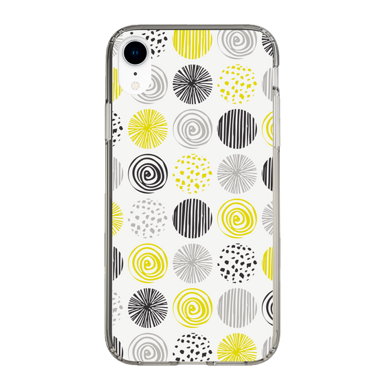スリムプロテクションケース［ Nordic Circle - Yellow ］