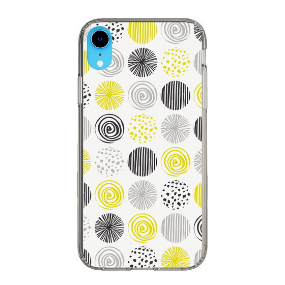 スリムプロテクションケース［ Nordic Circle - Yellow ］