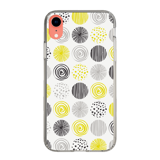 スリムプロテクションケース［ Nordic Circle - Yellow ］