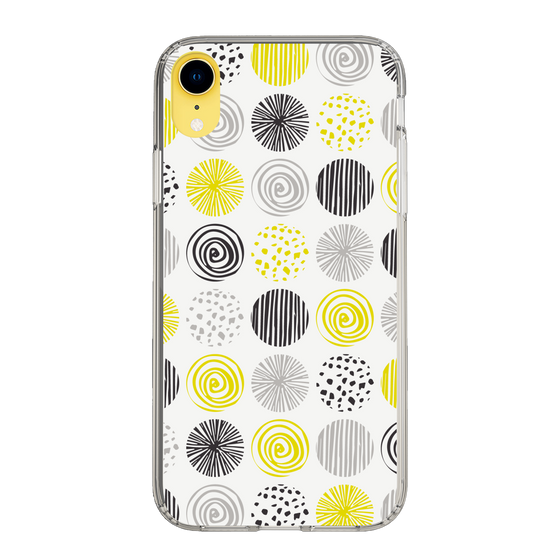 スリムプロテクションケース［ Nordic Circle - Yellow ］