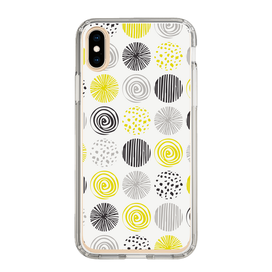 スリムプロテクションケース［ Nordic Circle - Yellow ］