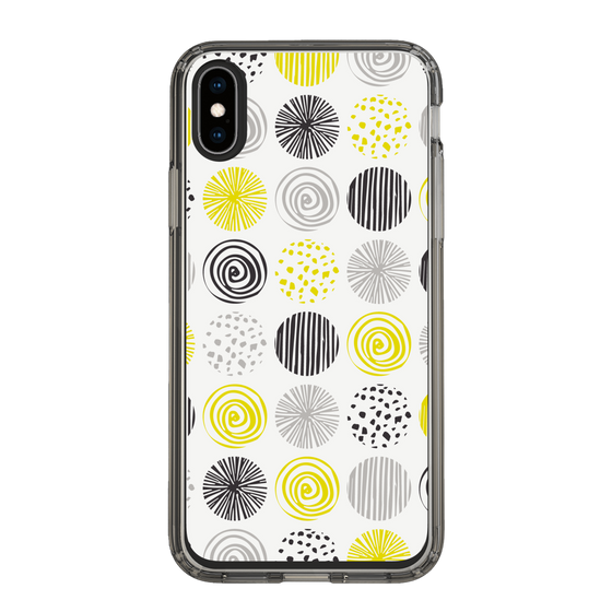 スリムプロテクションケース［ Nordic Circle - Yellow ］