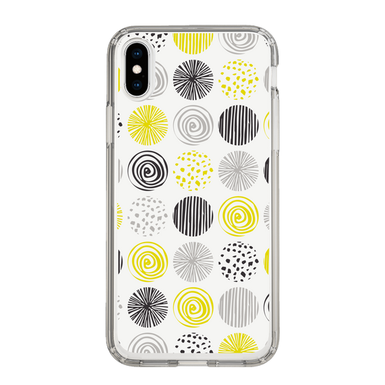 スリムプロテクションケース［ Nordic Circle - Yellow ］