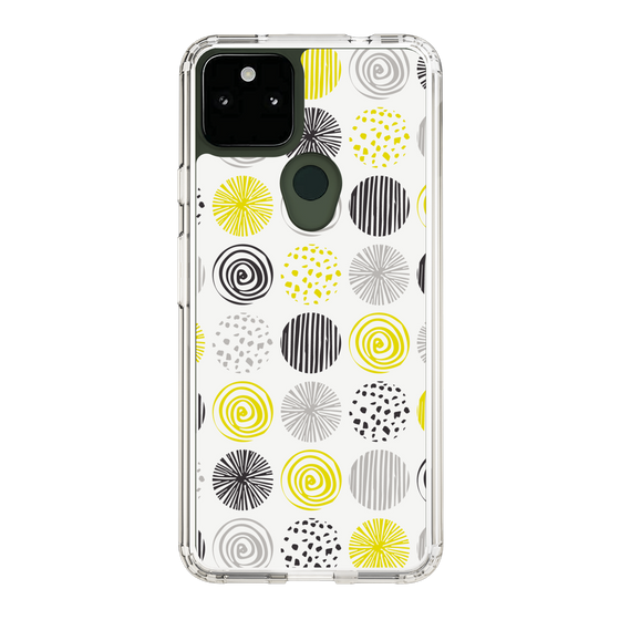 スリムプロテクションケース［ Nordic Circle - Yellow ］