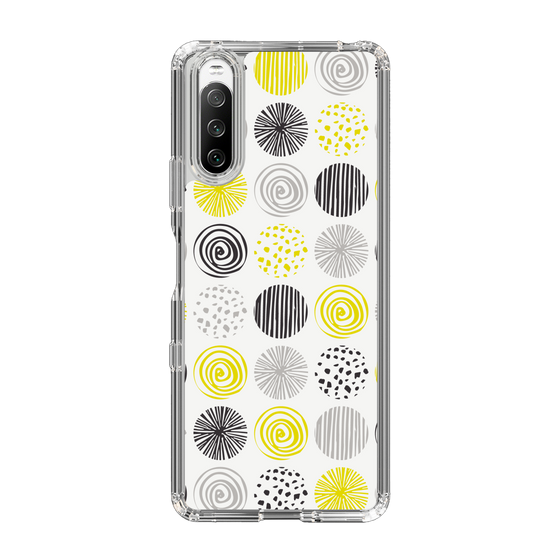 スリムプロテクションケース［ Nordic Circle - Yellow ］