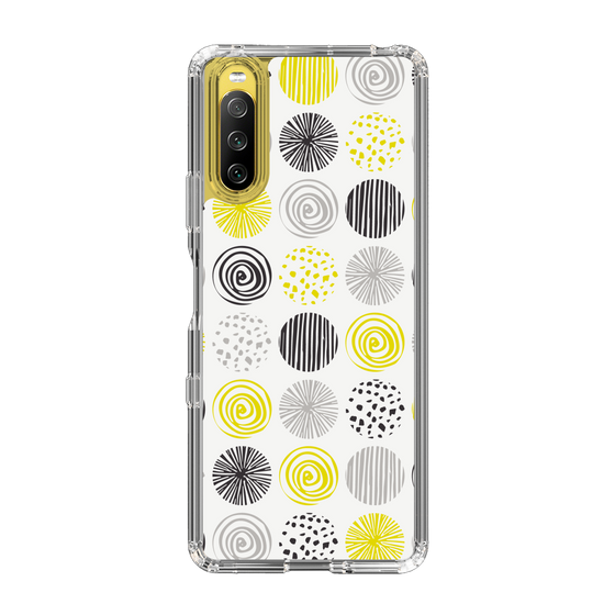 スリムプロテクションケース［ Nordic Circle - Yellow ］