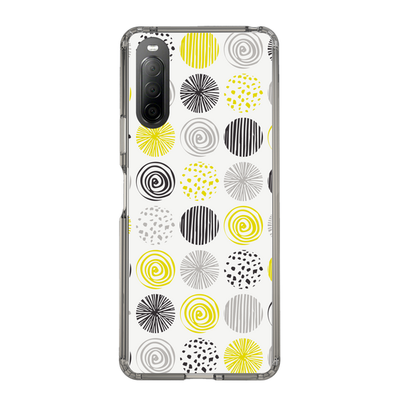 スリムプロテクションケース［ Nordic Circle - Yellow ］