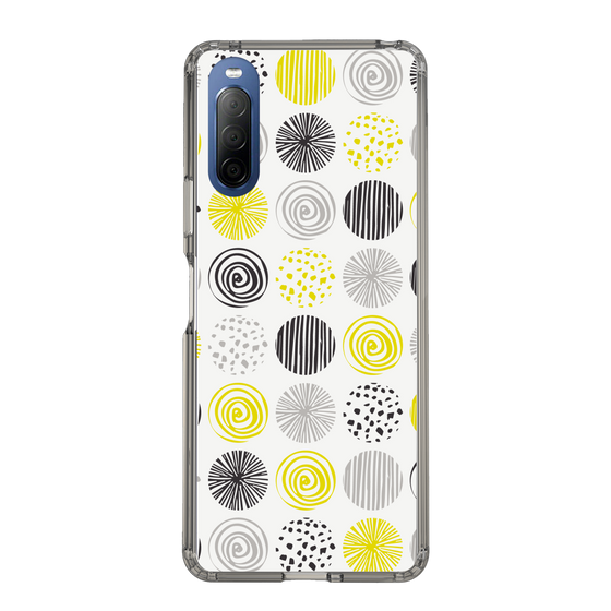 スリムプロテクションケース［ Nordic Circle - Yellow ］