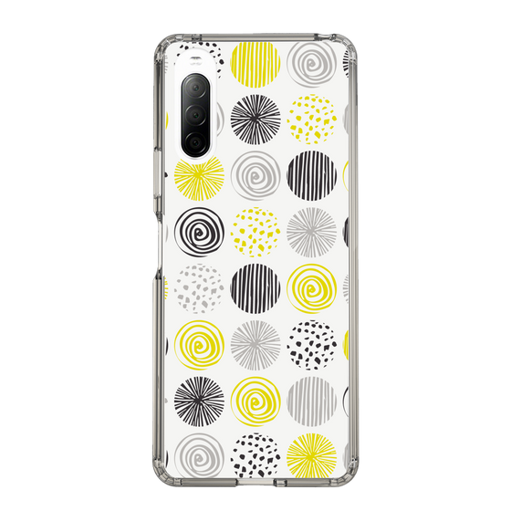 スリムプロテクションケース［ Nordic Circle - Yellow ］