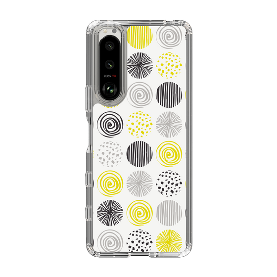 スリムプロテクションケース［ Nordic Circle - Yellow ］