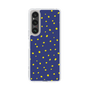 スリムプロテクションケース［ Drawing Dot - Navy ］