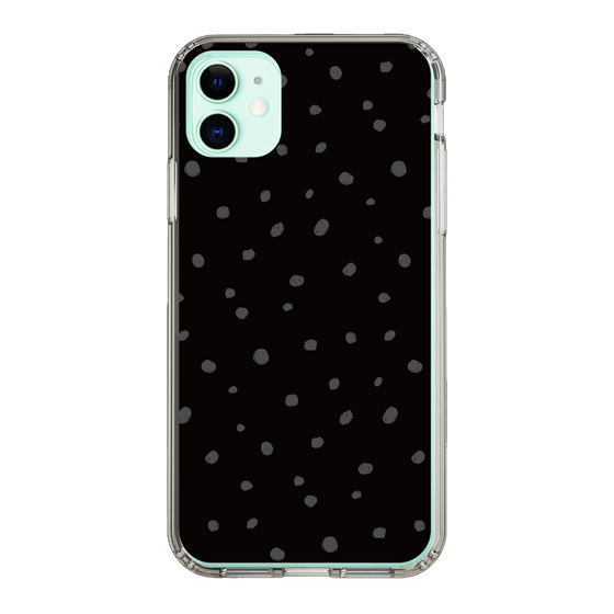 スリムプロテクションケース［ Drawing Dot - Black ］