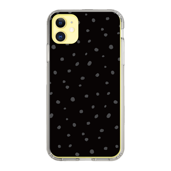 スリムプロテクションケース［ Drawing Dot - Black ］