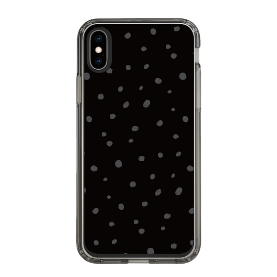 スリムプロテクションケース［ Drawing Dot - Black ］