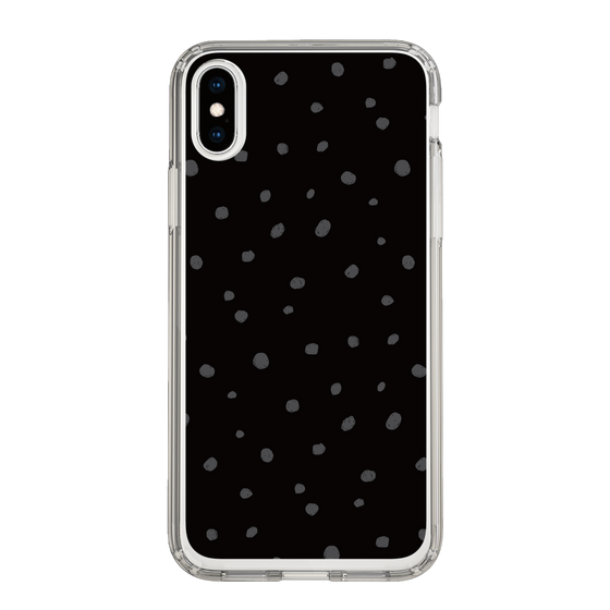 スリムプロテクションケース［ Drawing Dot - Black ］