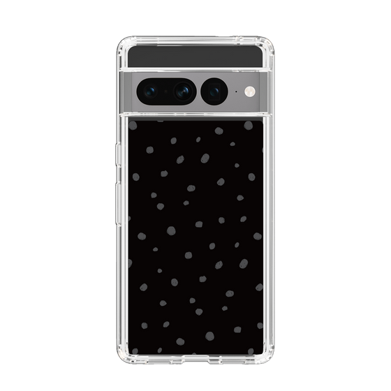 スリムプロテクションケース［ Drawing Dot - Black ］