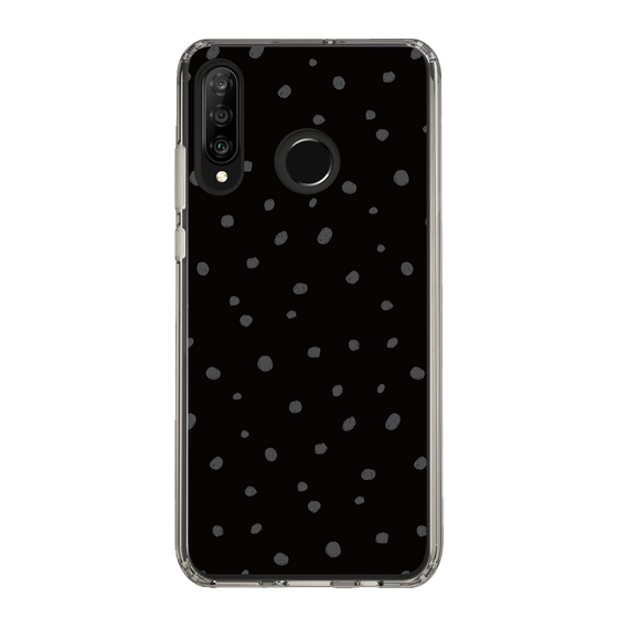 スリムプロテクションケース［ Drawing Dot - Black ］