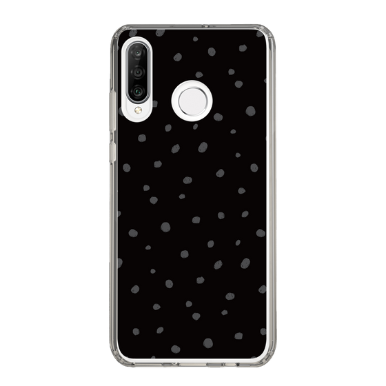 スリムプロテクションケース［ Drawing Dot - Black ］