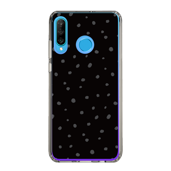 スリムプロテクションケース［ Drawing Dot - Black ］