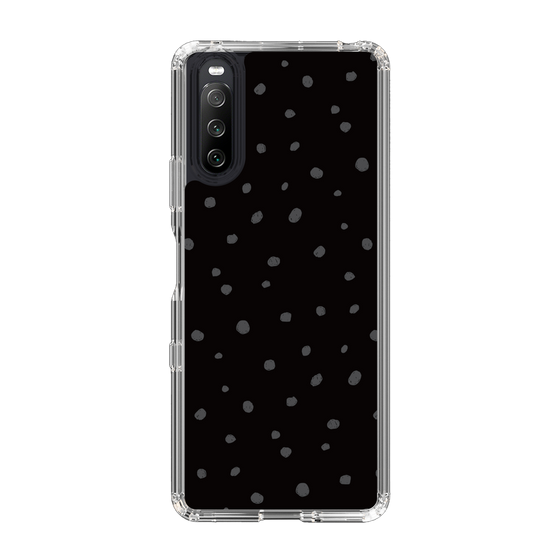 スリムプロテクションケース［ Drawing Dot - Black ］