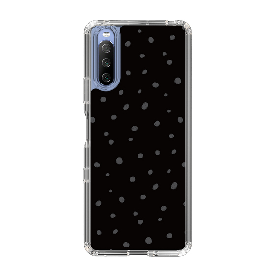 スリムプロテクションケース［ Drawing Dot - Black ］