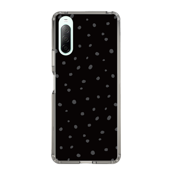 スリムプロテクションケース［ Drawing Dot - Black ］