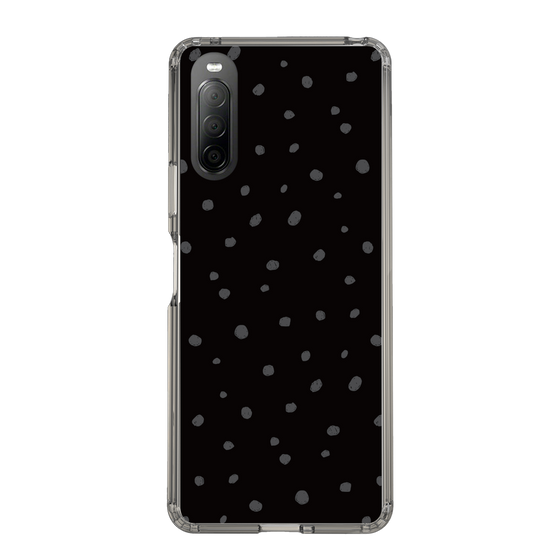 スリムプロテクションケース［ Drawing Dot - Black ］