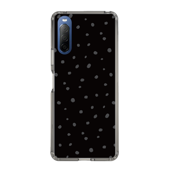 スリムプロテクションケース［ Drawing Dot - Black ］