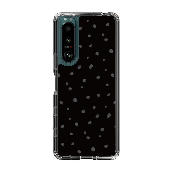 スリムプロテクションケース［ Drawing Dot - Black ］