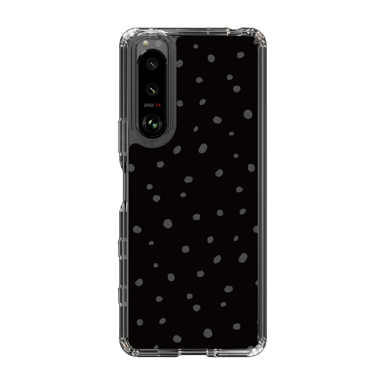 スリムプロテクションケース［ Drawing Dot - Black ］